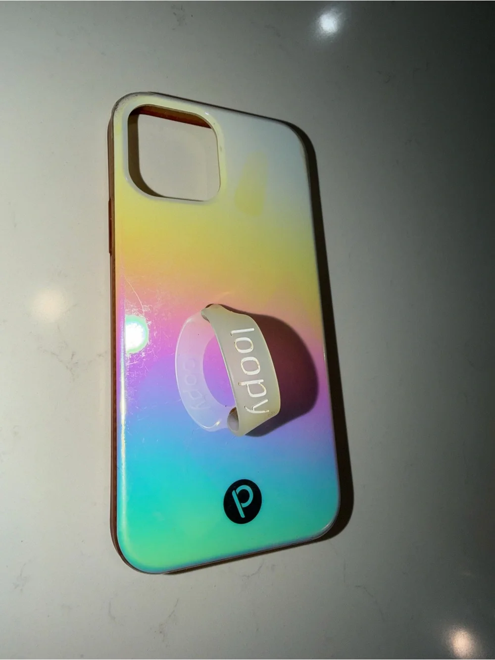 Loopy Case iPhone 13 Iridescent Rainbow Phone Case. Used.